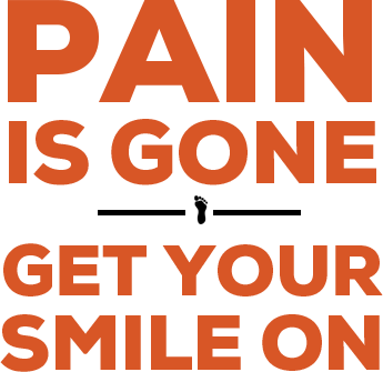 Pain is gone - get your smile on
